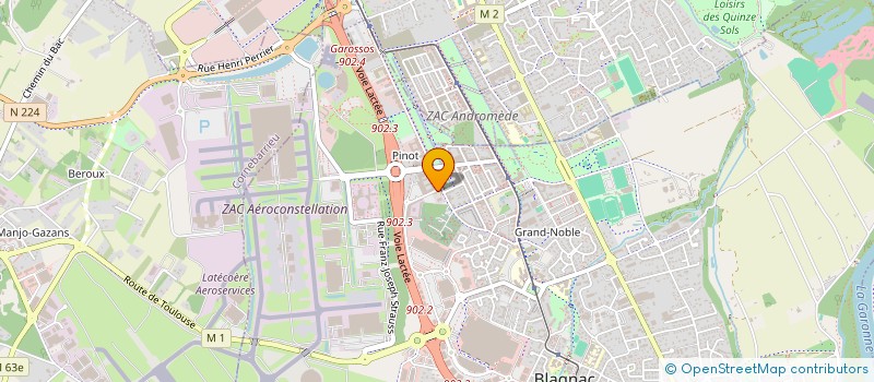 localisation de l'entreprise MONSIEUR ALEXIS MARTINEZ RODRIGUEZ  CORNEBARRIEU