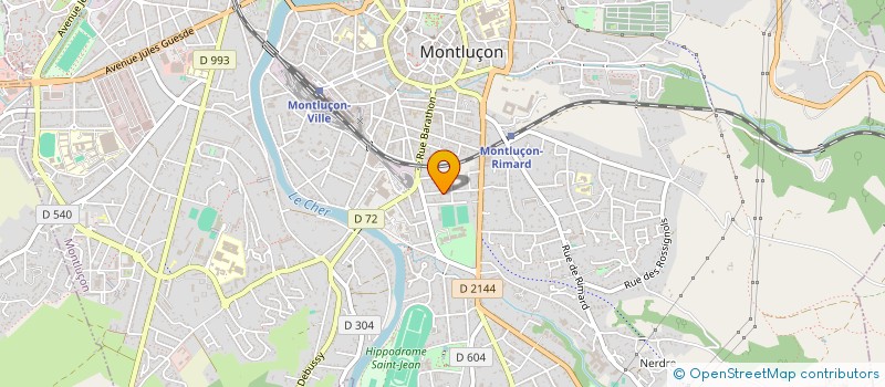 localisation de l'entreprise MONSIEUR ALEXIS MARTINS  CHAMALIERES