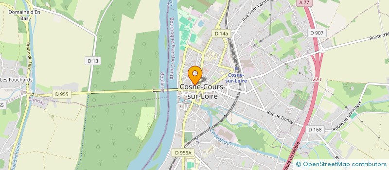 localisation de l'entreprise MONSIEUR ALEXIS MARY à COSNE-COURS-SUR-LOIRE