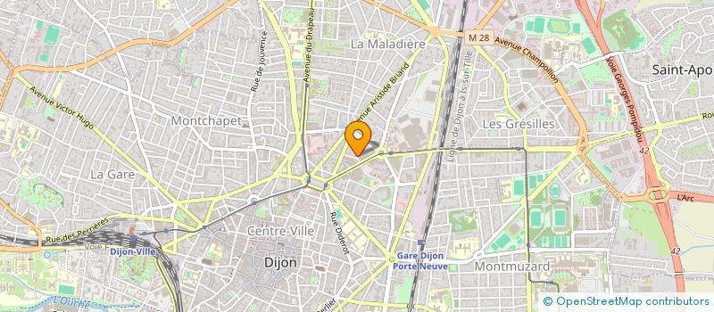 localisation de l'entreprise MONSIEUR ALEXIS MASSEY à DIJON