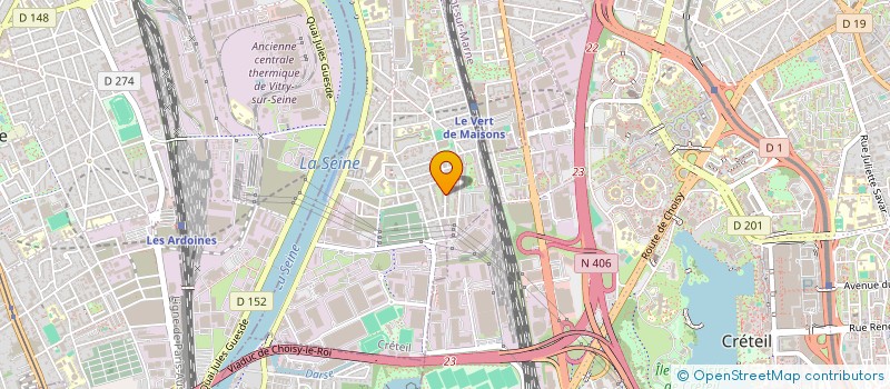 localisation de l'entreprise MONSIEUR ALEXIS MATEUS  ALFORTVILLE