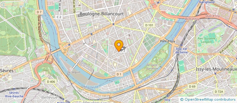 localisation de l'entreprise MONSIEUR ALEXIS MATHIEU à BOULOGNE-BILLANCOURT