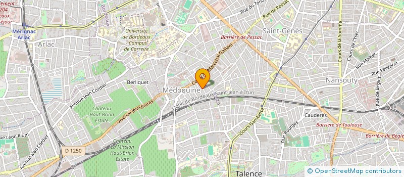 localisation de l'entreprise MONSIEUR ALEXIS MAURET  TALENCE