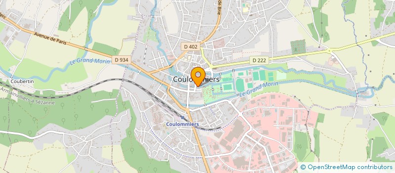 localisation de l'entreprise MONSIEUR ALEXIS MAUTE  COULOMMIERS