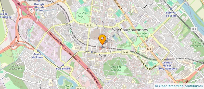 localisation de l'entreprise MONSIEUR ALEXIS MAVUBA  EVRY-COURCOURONNES