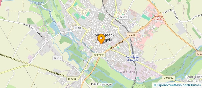 localisation de l'entreprise MONSIEUR ALEXIS MECHAIN  SAINT-JEAN-D'ANGELY