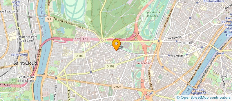 localisation de l'entreprise MONSIEUR ALEXIS MENANTAUD à BOULOGNE-BILLANCOURT