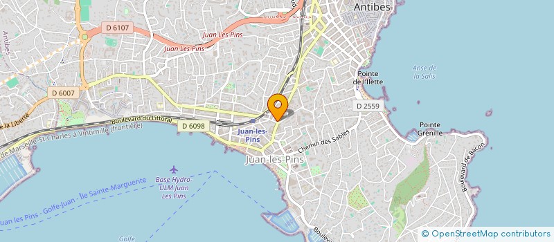 localisation de l'entreprise MONSIEUR ALEXIS MERAU à ANTIBES