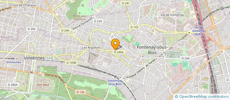 localisation de l'entreprise MONSIEUR ALEXIS MERLIN à FONTENAY-SOUS-BOIS
