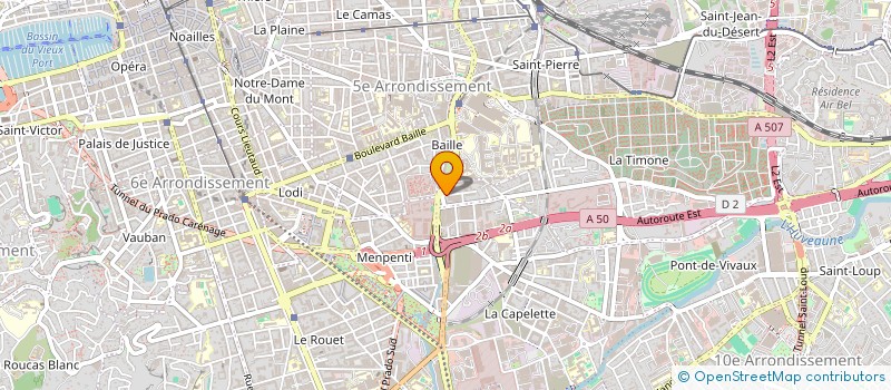 localisation de l'entreprise MONSIEUR ALEXIS MEUCCI  MARSEILLE