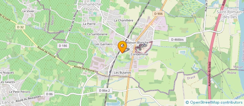 localisation de l'entreprise MONSIEUR ALEXIS MICHAUD à ROMANECHE-THORINS