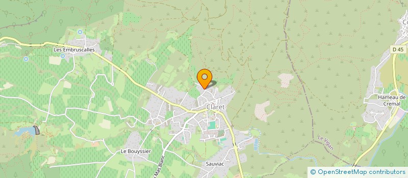 localisation de l'entreprise MONSIEUR ALEXIS MICHAUX-KINET  CLARET