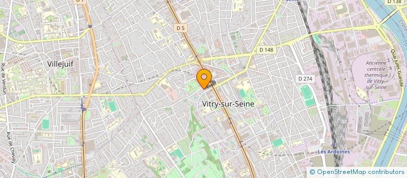 localisation de l'entreprise MONSIEUR ALEXIS MICHELOT à VITRY-SUR-SEINE