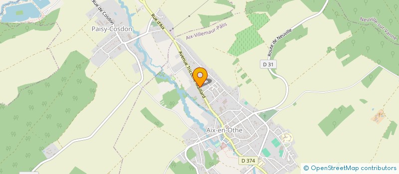 localisation de l'entreprise MONSIEUR ALEXIS MICHOT  AIX-VILLEMAUR-PALIS