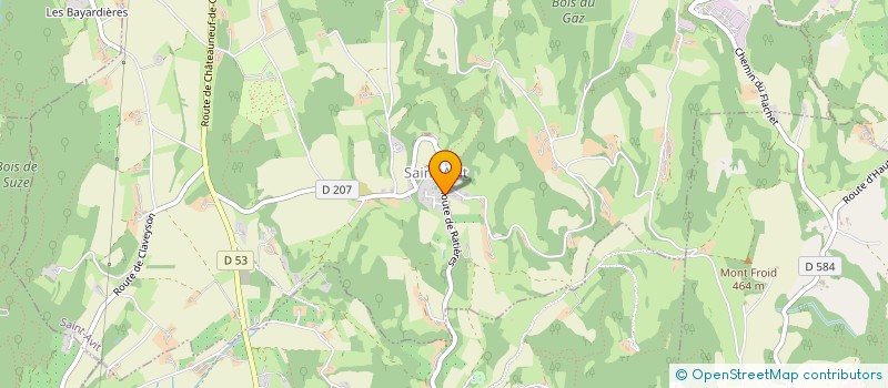 localisation de l'entreprise MONSIEUR ALEXIS MICOUD  SAINT-AVIT