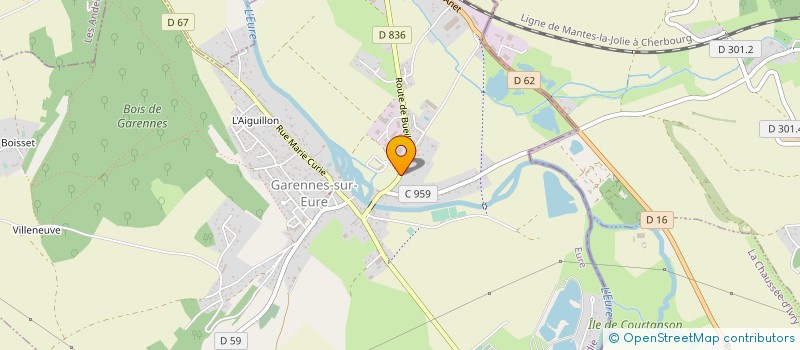 localisation de l'entreprise MONSIEUR ALEXIS MIGDALSKI  GARENNES-SUR-EURE