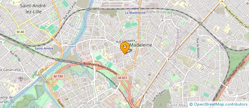localisation de l'entreprise MONSIEUR ALEXIS MIKAELIAN à LA MADELEINE