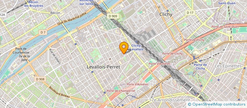 localisation de l'entreprise MONSIEUR ALEXIS MILAN à LEVALLOIS-PERRET