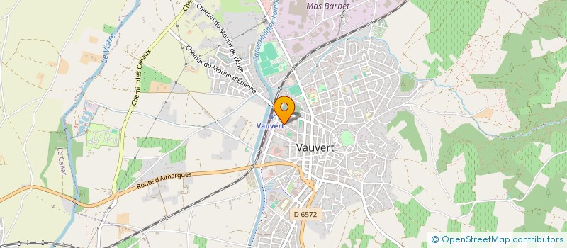 localisation de l'entreprise MONSIEUR ALEXIS MILANESI  VAUVERT