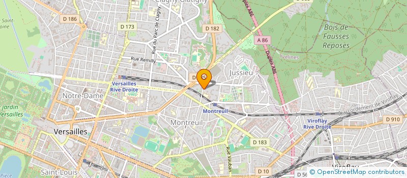 localisation de l'entreprise MONSIEUR ALEXIS MILCENT à VERSAILLES