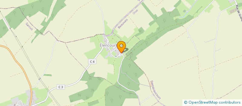 localisation de l'entreprise MONSIEUR ALEXIS MILLAN  ELENCOURT