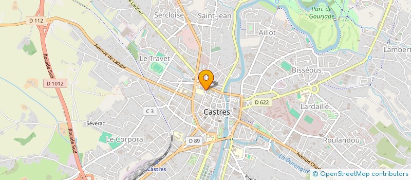 localisation de l'entreprise MONSIEUR ALEXIS MINDREN  CASTRES