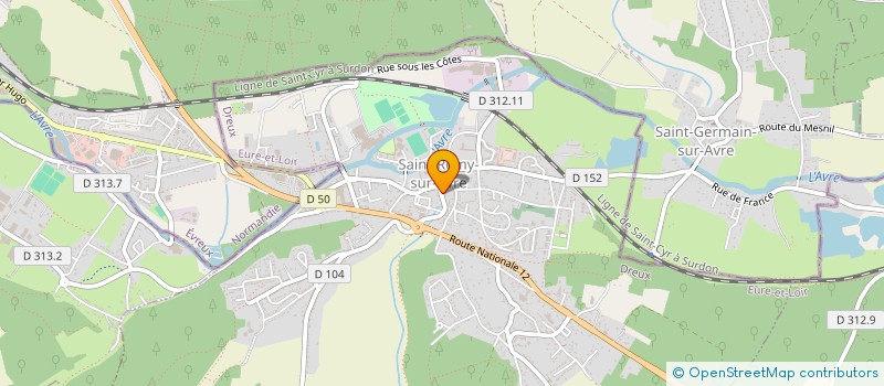 localisation de l'entreprise MONSIEUR ALEXIS MOINE à SAINT-REMY-SUR-AVRE