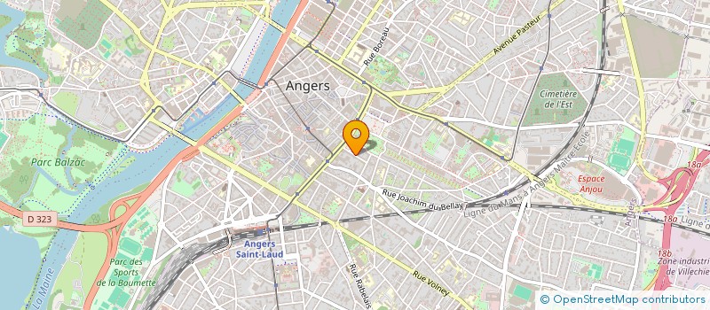 localisation de l'entreprise MONSIEUR ALEXIS MOINET à ANGERS