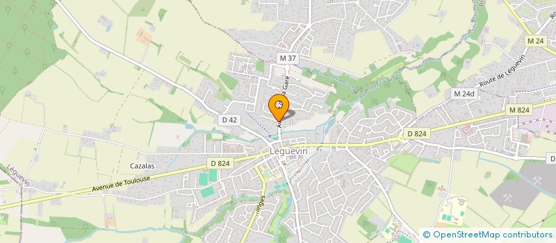 localisation de l'entreprise MONSIEUR ALEXIS MOLINA  LEGUEVIN