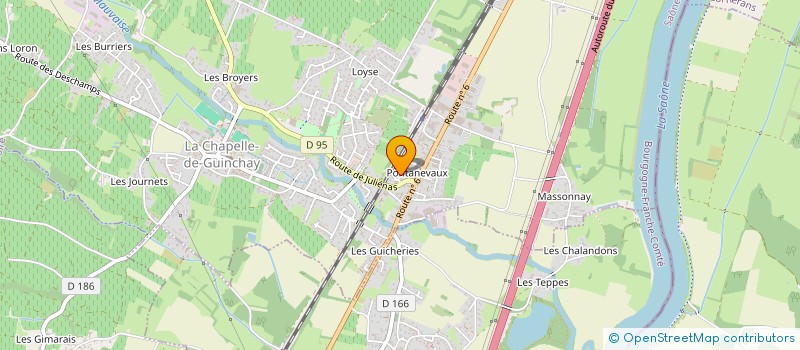 localisation de l'entreprise MONSIEUR ALEXIS MOLINA  CHAPELLE-DE-GUINCHAY (LA)