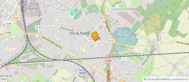 localisation de l'entreprise MONSIEUR ALEXIS MONAI  SIN-LE-NOBLE