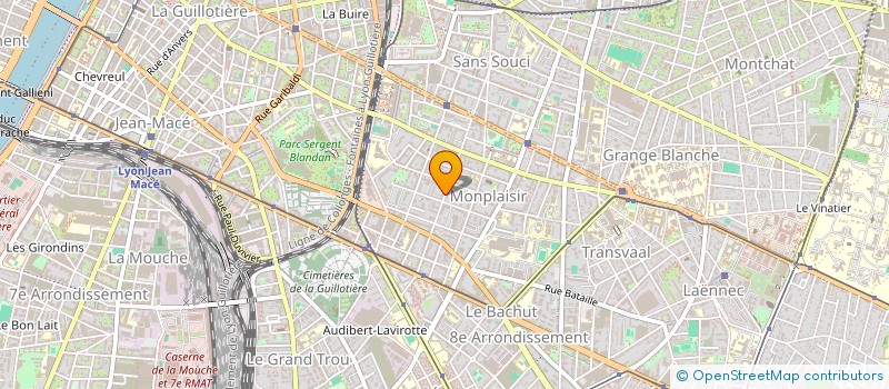 localisation de l'entreprise MONSIEUR ALEXIS MONDESIR  LYON