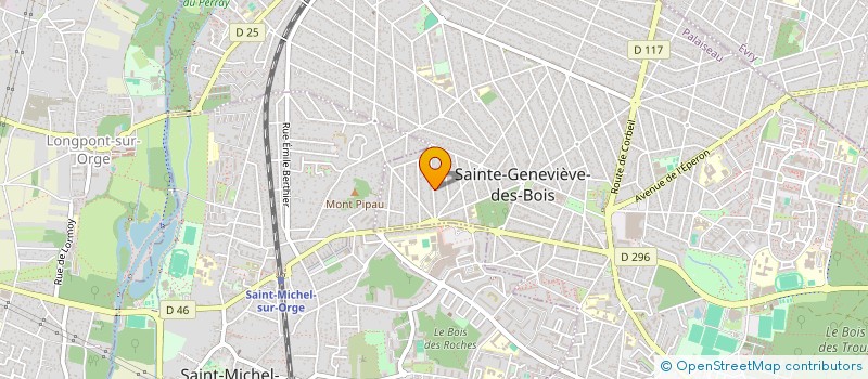 localisation de l'entreprise MONSIEUR ALEXIS MONGREDIEN à SAINTE-GENEVIEVE-DES-BOIS