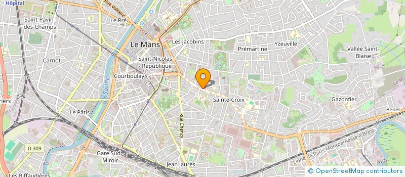 localisation de l'entreprise MONSIEUR ALEXIS MONTALANT  LE MANS