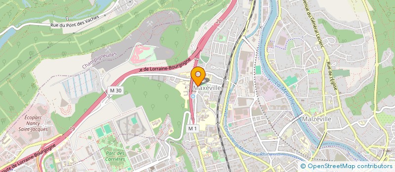 localisation de l'entreprise MONSIEUR ALEXIS MORAIS  MAXEVILLE