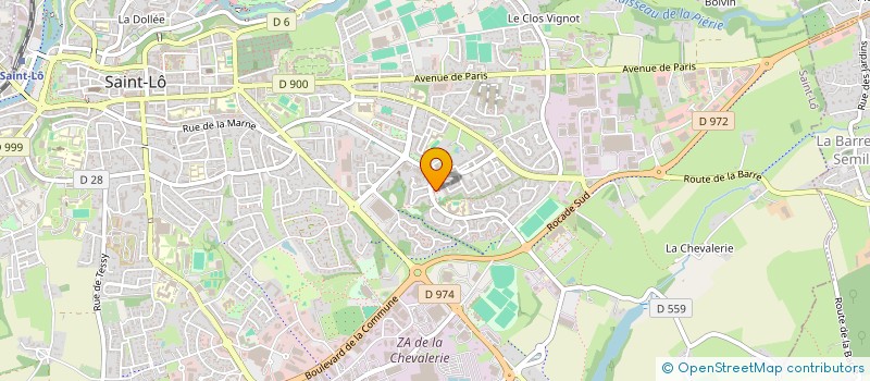 localisation de l'entreprise MONSIEUR ALEXIS MORANDI  SAINT-LO