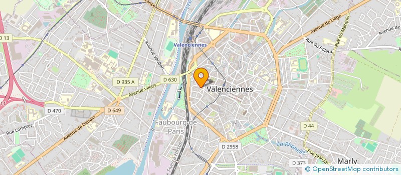 localisation de l'entreprise MONSIEUR ALEXIS MOREAU à VALENCIENNES