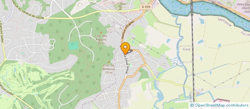 localisation de l'entreprise MONSIEUR ALEXIS MOREN  CUCQ