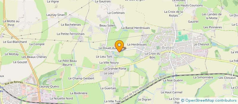 localisation de l'entreprise MONSIEUR ALEXIS MORLAIS  BRETEIL