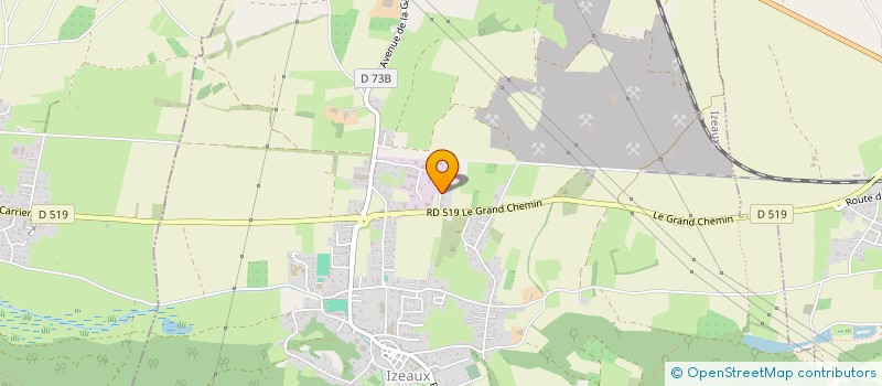 localisation de l'entreprise MONSIEUR ALEXIS MORO  IZEAUX