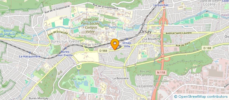 localisation de l'entreprise MONSIEUR ALEXIS MOSCA à ORSAY