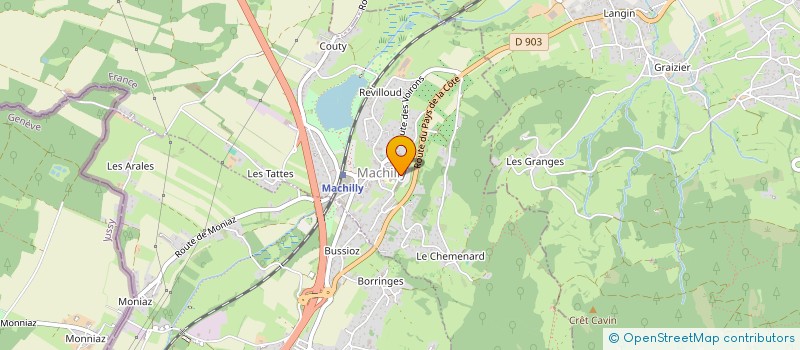 localisation de l'entreprise MONSIEUR ALEXIS MOSIMANN  VILLE-LA-GRAND