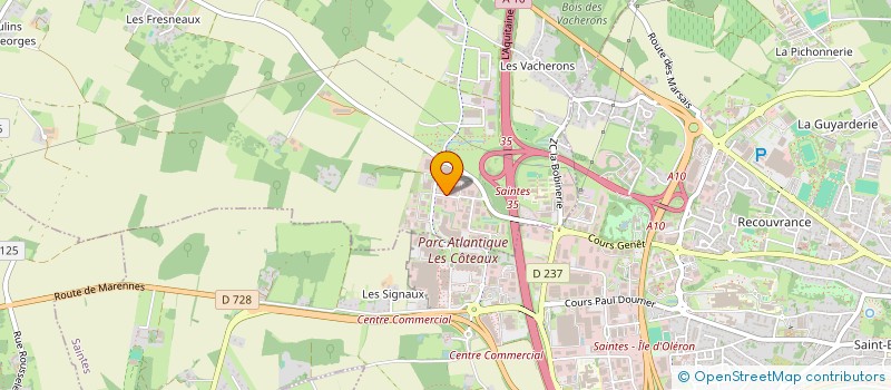 localisation de l'entreprise MONSIEUR ALEXIS MOUCHON  SAINT-GEORGES-DES-COTEAUX