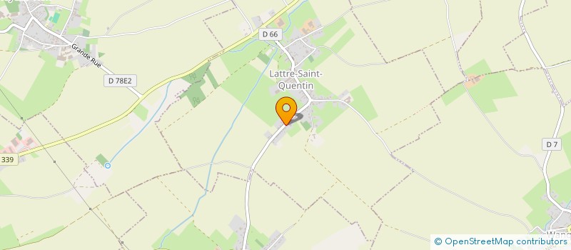 localisation de l'entreprise MONSIEUR ALEXIS MOUQUET  LATTRE-SAINT-QUENTIN