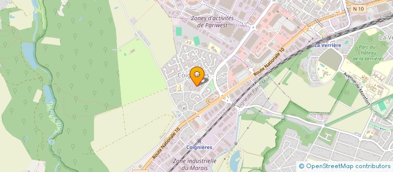 localisation de l'entreprise MONSIEUR ALEXIS MOUROT  COIGNIERES