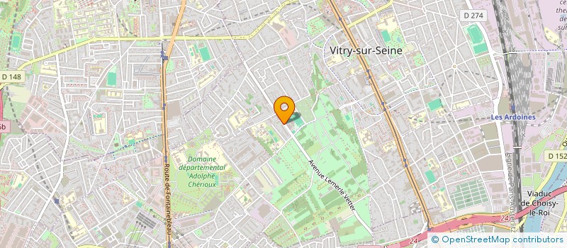 localisation de l'entreprise MONSIEUR ALEXIS MUKOKO  VITRY-SUR-SEINE