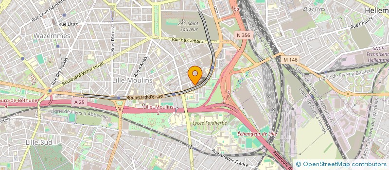 localisation de l'entreprise MONSIEUR ALEXIS MULLER à LILLE