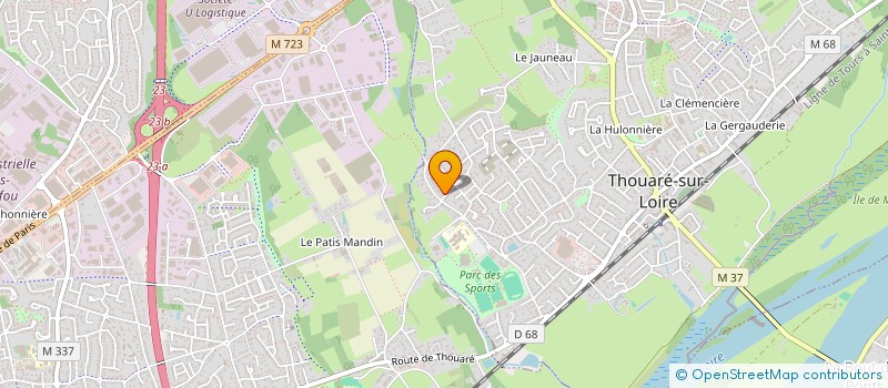 localisation de l'entreprise MONSIEUR ALEXIS MURZEAU  THOUARE-SUR-LOIRE