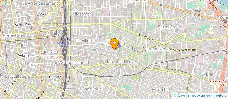 localisation de l'entreprise MONSIEUR ALEXIS MYC  LYON