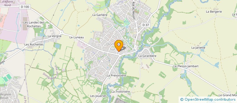 localisation de l'entreprise MONSIEUR ALEXIS NAERT  DOMPIERRE-SUR-YON